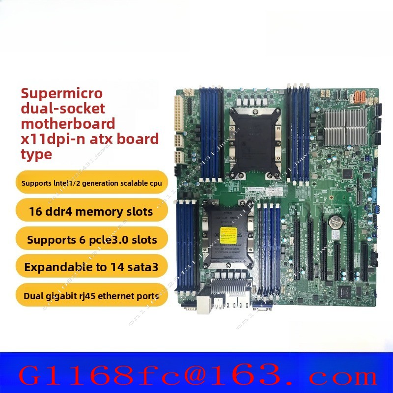 C621 Dual Cpu Motherboard - Yüksek Kaliteli Profesyonel X11DPI-N Çift Sunuculu