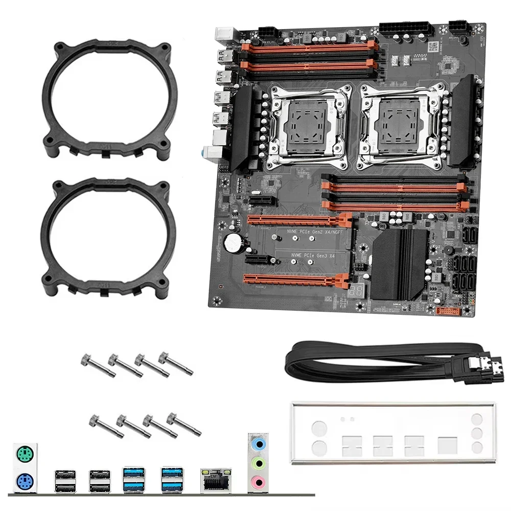Dual Lga2011-3 Server Motherboard Combo - X99 Çift CPU SOYO Oyun Anakart