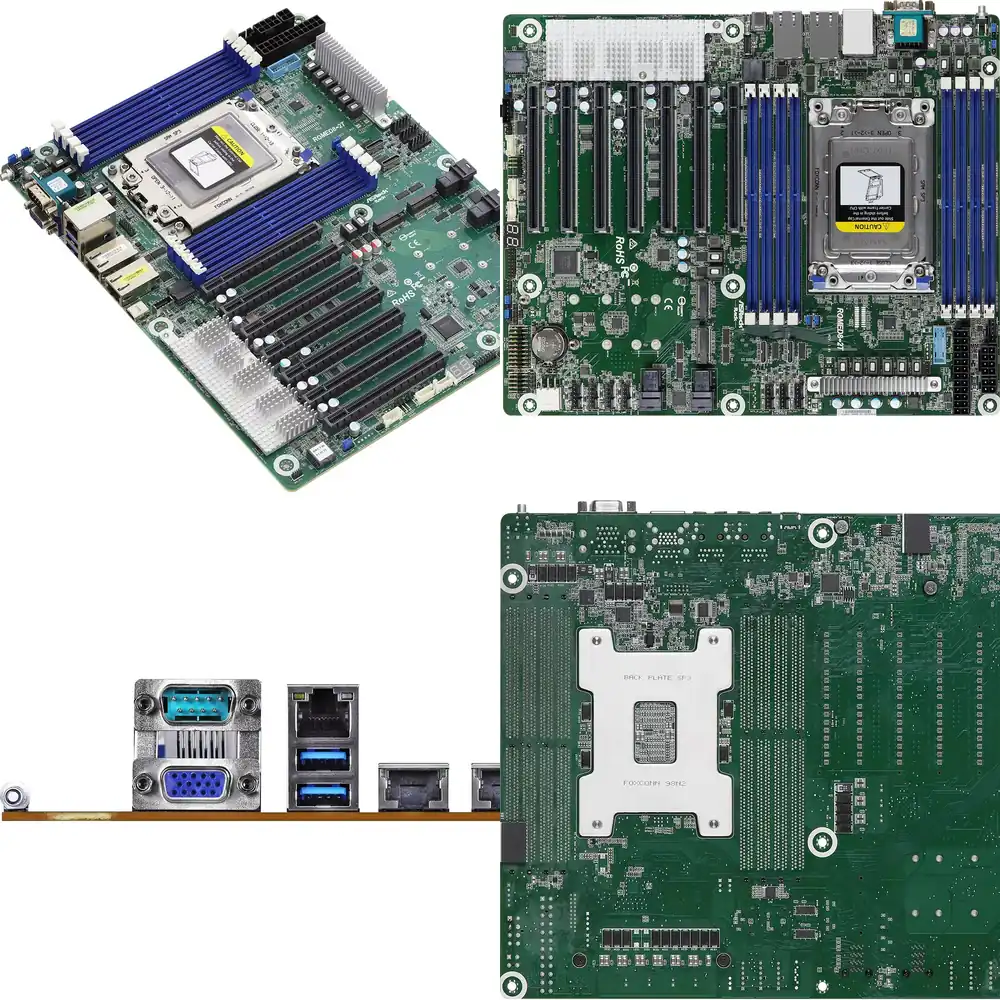 Dual Socket Sp3 Epyc Motherboard - Orijinal ASRock Rack ROMED8-2T EPYC 7003