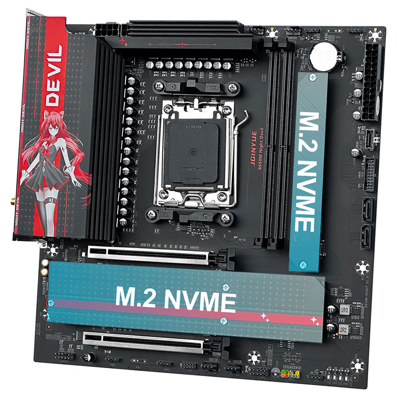 JGINYUE B650M NIGHT DEVIL Masa - X870E Atx Motherboard incelemesi ve fiyatı