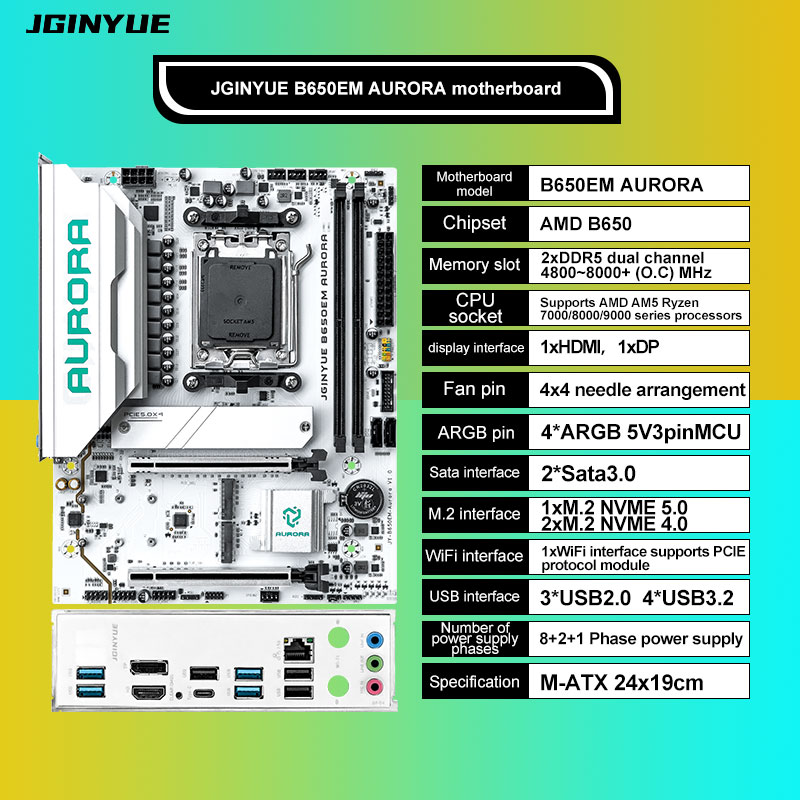 Oyun B650 MATX AMD AM5 DDR5 An - Am5 Micro Atx Pcie 5.0 Motherboard incelemesi ve fiyatı