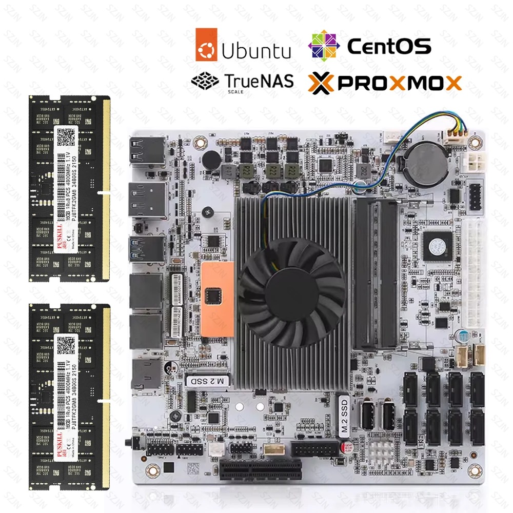 I5-8265U ES 8 SATA NAS Anakart - Mini Itx Dual 2.5G Nas Motherboard incelemesi ve fiyatı