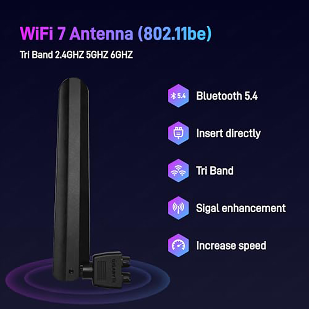 EZ-Plug WIFI 7 Anten GIGABYTE  - Z890 Wi-Fi 7 Motherboard incelemesi ve fiyatı