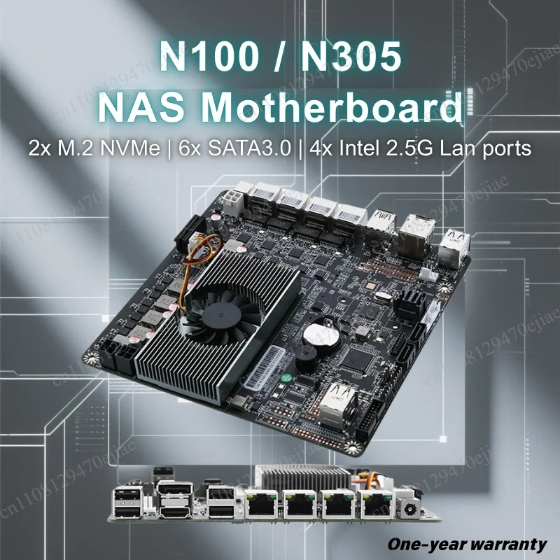 N100 Mini ITX NAS Anakart DDR5 - Mini Itx Dual 2.5G Nas Motherboard incelemesi ve fiyatı