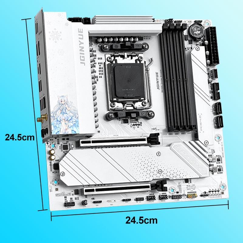 JGINYUE B650E Kar Rüyası AM5 M - Am5 Micro Atx Pcie 5.0 Motherboard incelemesi ve fiyatı