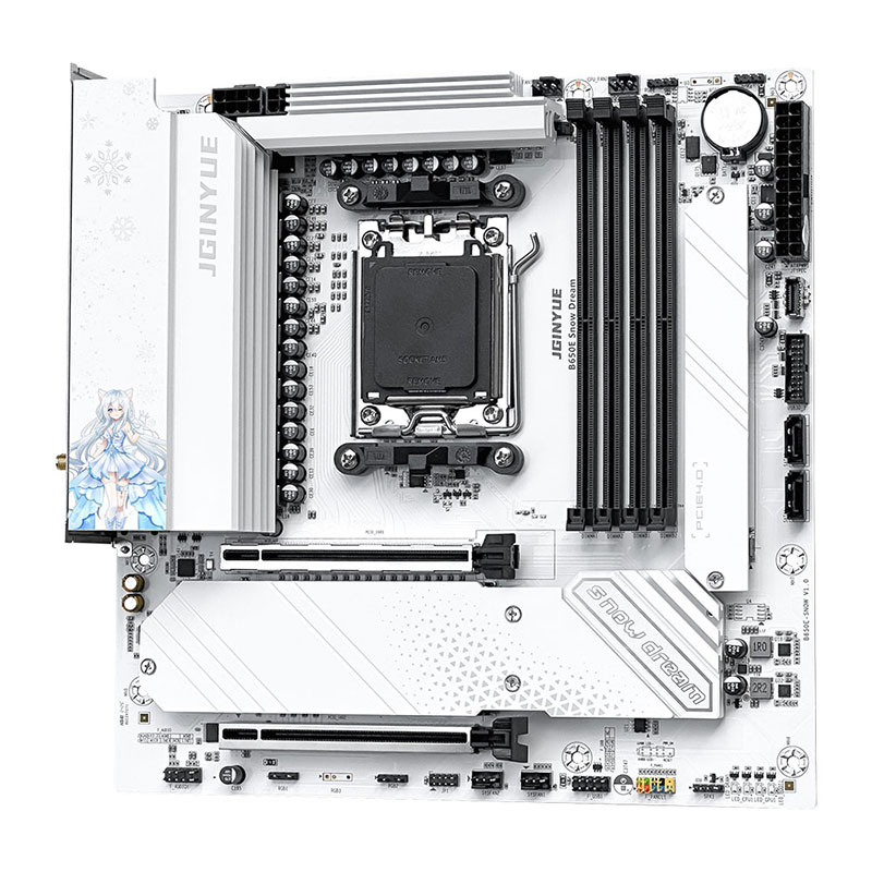 JGINYUE B650E Kar Rüyası AM5 M - Am5 Micro Atx Pcie 5.0 Motherboard incelemesi ve fiyatı